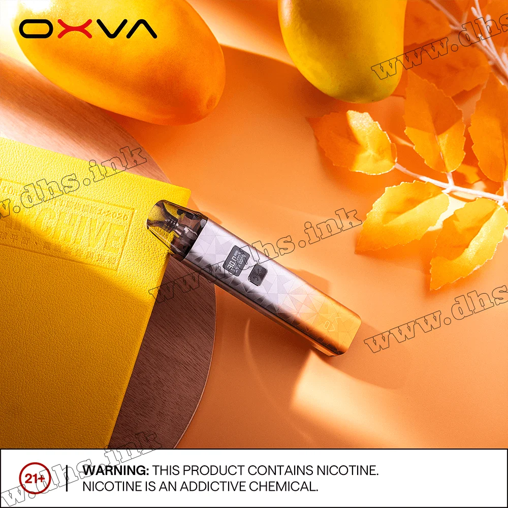 Багаторазова електронна сигарета - OXVA Xlim Classic Edition Pod Kit 1000 мАг (Orange Silver)